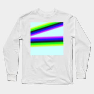 BLUE GREEN YELLOW TEXTURE ART Long Sleeve T-Shirt